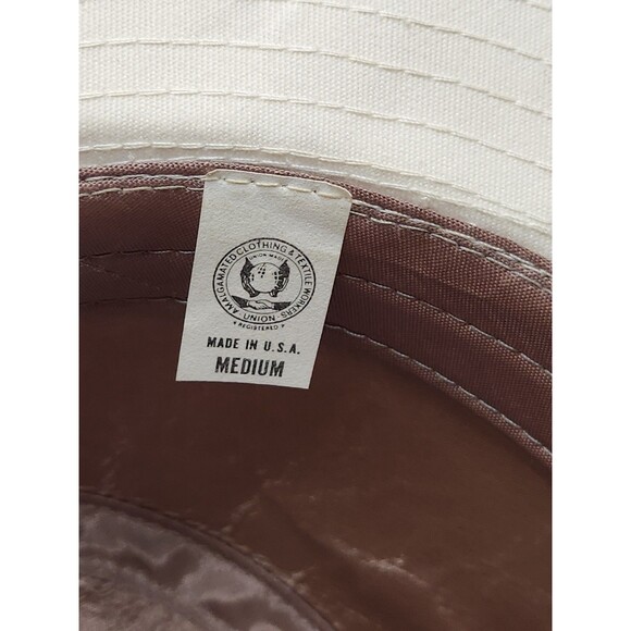 Bee Hats Fedora Men's M‎ White Custom Made In USA - Picture 7 of 7